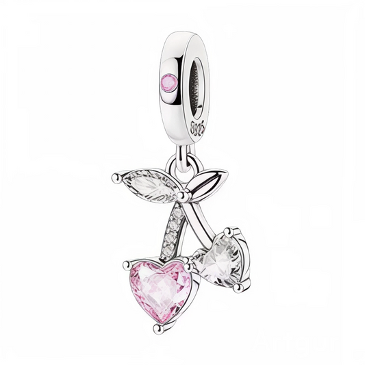 Charms-zawieszka Cherry Hearts