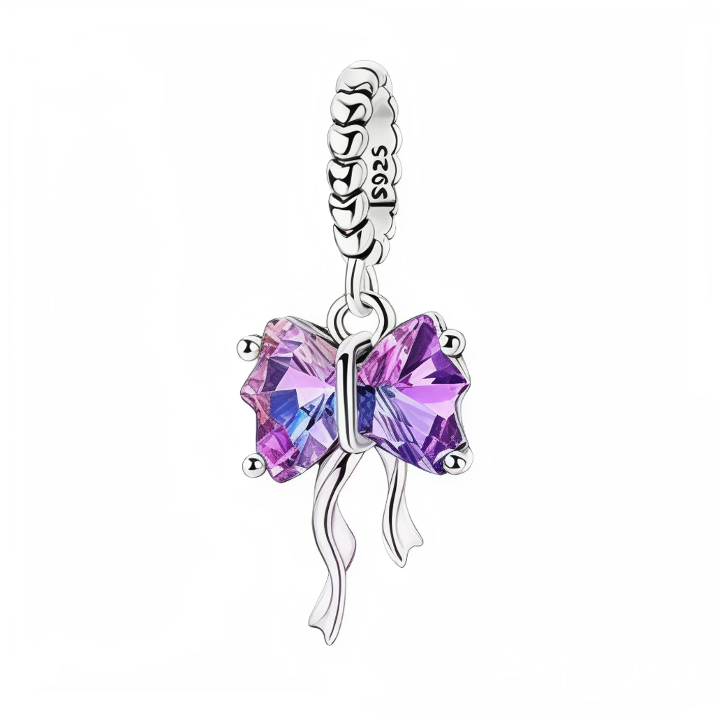 Charms-zawieszka Crystal Bow