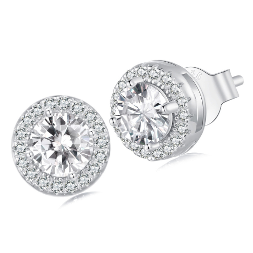 Kolczyki Silver Round srebro 925