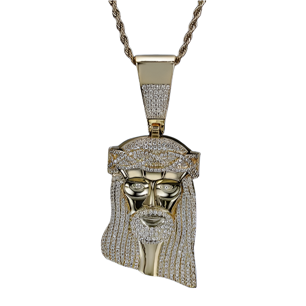 Naszyjnik Iced Messiah Gold