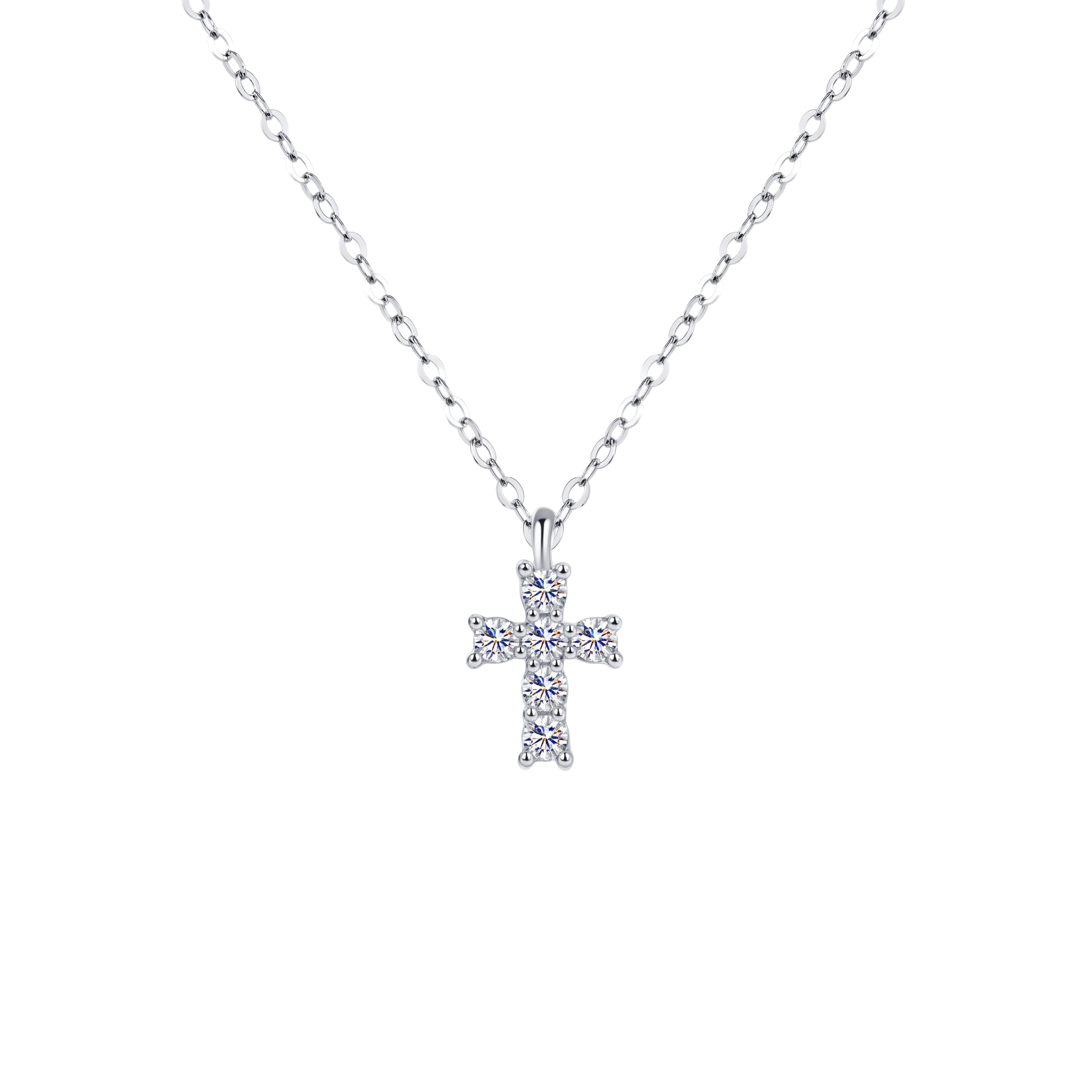 Naszyjnik Crux Moissanit VVS S925