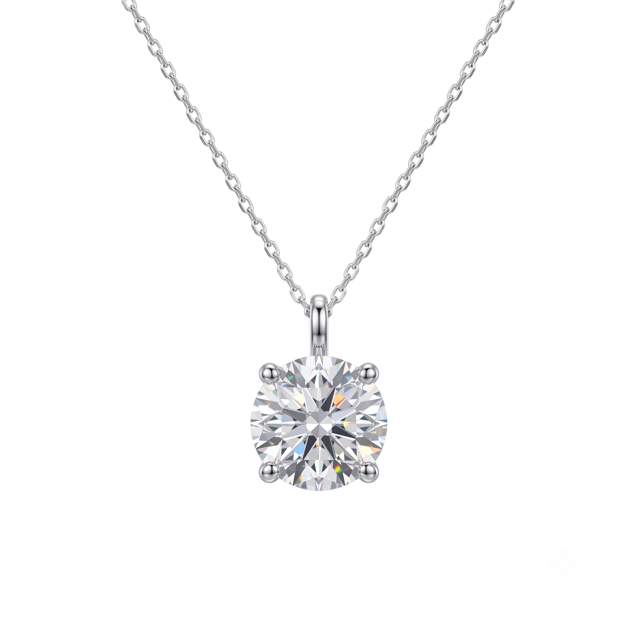 Naszyjnik Solitaire S925
